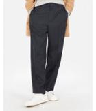 Express Mens Dark Navy Microcheck Wide Leg Dress Pants