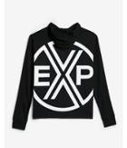 Express Mens Heavy Weight Exp Logo Hooded Graphic Tee