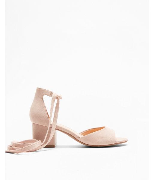 Express Womens Ankle Tie Low Heeled