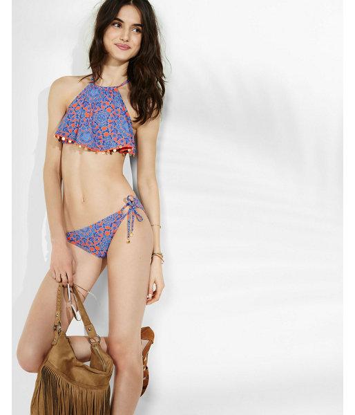 Express Womens Bikini Lab Coin Trimmed String
