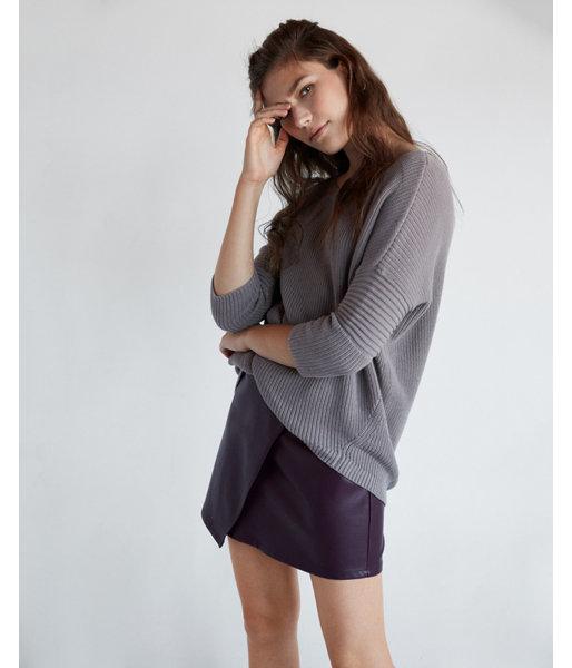 Express Womens Ribbed Hi-lo Tunic
