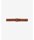 Express Womens Faux Suede Braided Buckle Belt