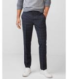 Express Mens Slim Plaid Wool Blend Dress Pant