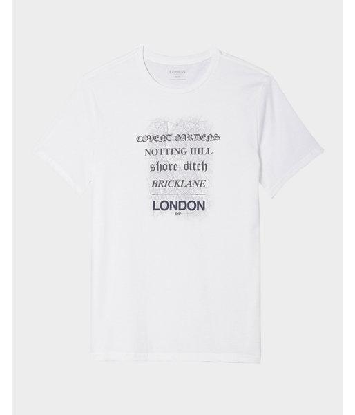 Express London Crew Neck Graphic Tee