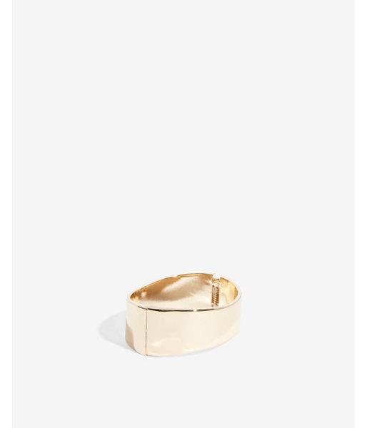 Express Womens Wavy Hinged Bangle