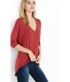 Express Women's Tees Rust Red Express One Eleven