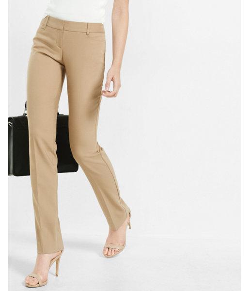 Express Womens Low Rise Slim Leg Columnist Pant