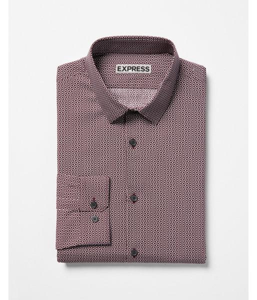 Express Mens Extra Slim Floral Button-down
