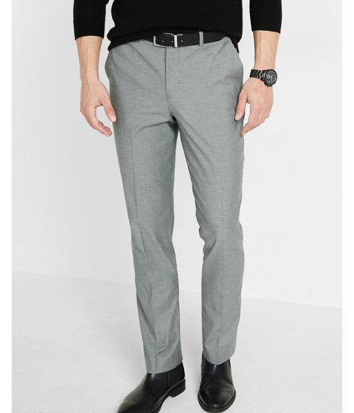 Express Mens Modern Producer Diamond Weave Dress Pant