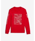 Express Mens Long Sleeve Camo Graphic Tee