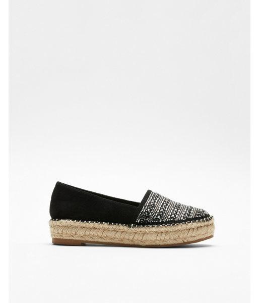 Express Womens Embellished Espadrille