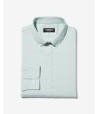 Express Mens Express Mens Classic Solid Button-down Wrinkle-resistant Performance Dress