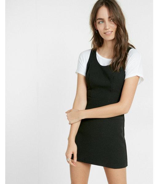 Express Womens Cross Back A-line Jumper Dress