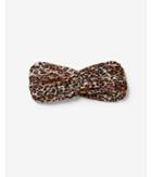 Express Womens Natasha Cheetah Knot Headwrap