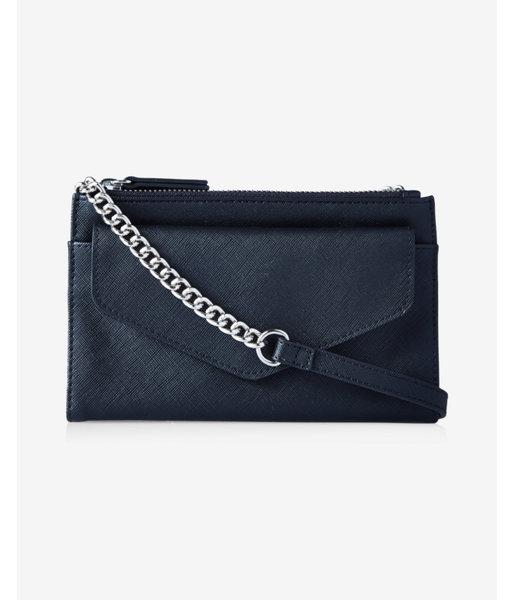 Express Double Zip Flap Front Cross Body Bag