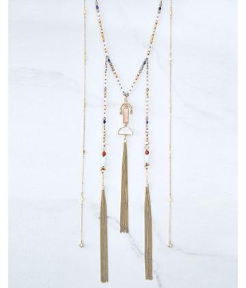 Express Womens Capwell Coastal Treasures Neckalce