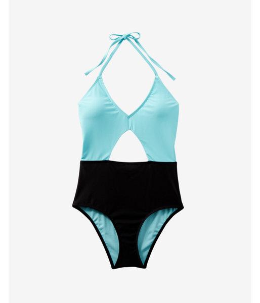 Express Colorblock Cut-out One-piece