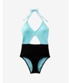 Express Colorblock Cut-out One-piece