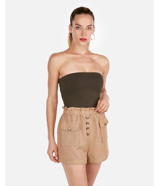 Express Womens High Waisted Cargo Pocket
