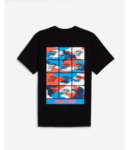 Express Mens Oklahoma City Thunder Nba Camo Graphic Tee