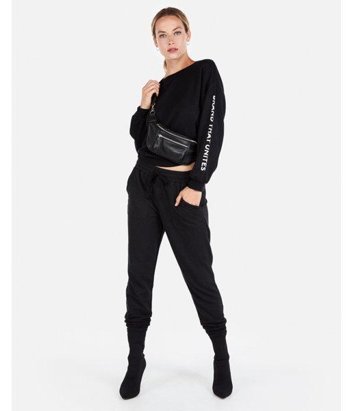 Express Womens Brand That Unites Cropped