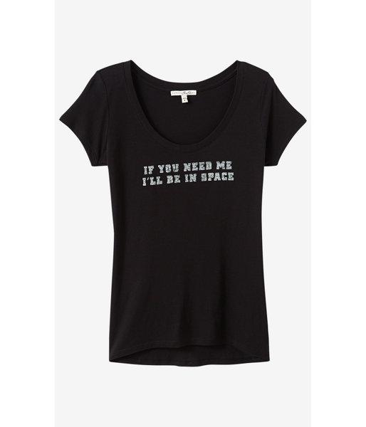 Express Women's Tees Express One Eleven In Space Graphic T-shirt