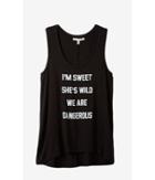 Express Women's Tanks Express One Eleven Sweet Graphic