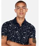 Express Mens Moisture-wicking Signature Petal Printed Polo