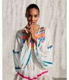 Express Womens Aztec Embroidered Cover-up