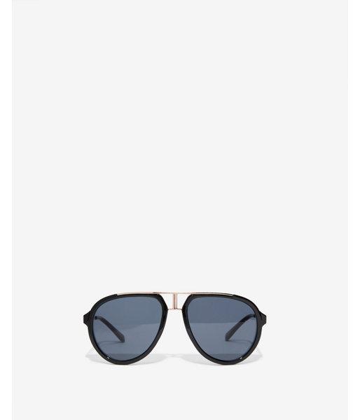 Express Mens Gold Brow Bar Aviator