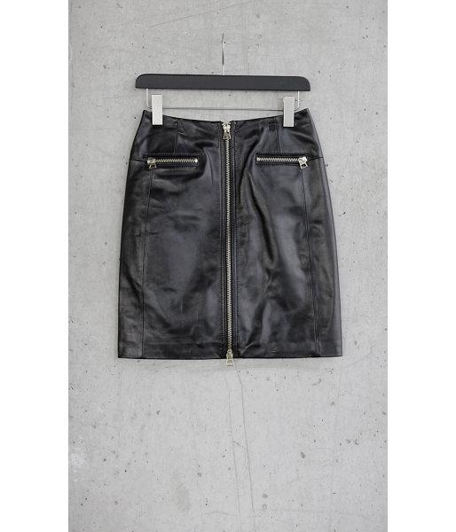 Express Women's Skirts Leather Express Edition A-line Zipper