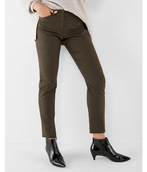 Express Womens Mid Rise Ankle Publicist Pant