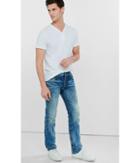Express Men's Jeans Shadow Patch Rocco Slim Fit Skinny