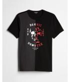 Express Mens Skull Lion Graphic Tee