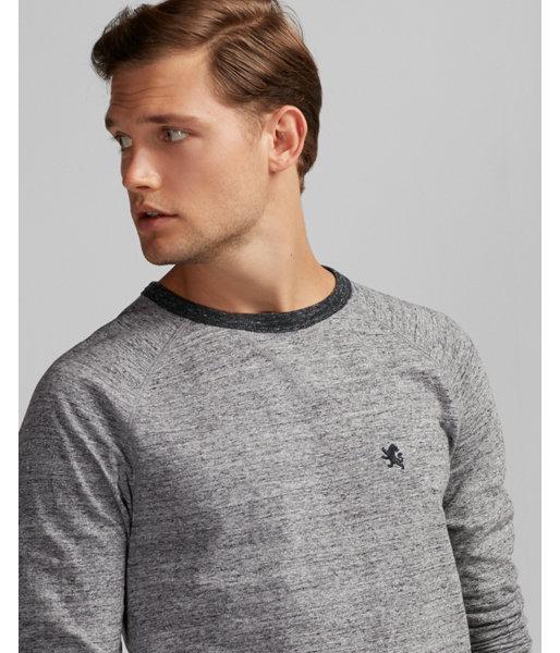 Express Mens Small Lion Long Sleeve Crew Neck Tee
