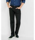 Express Slim Straight Stretch Coated Jeans