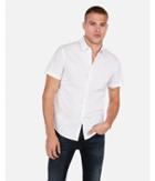 Express Mens Slim Short Sleeve Button Down Dress
