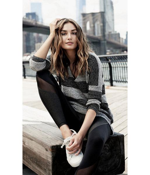 Express Women's Sweaters & Cardigans Marl Stripe London Tunic