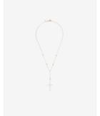 Express Womens Faceted Bezel Y-neck Cross Necklace