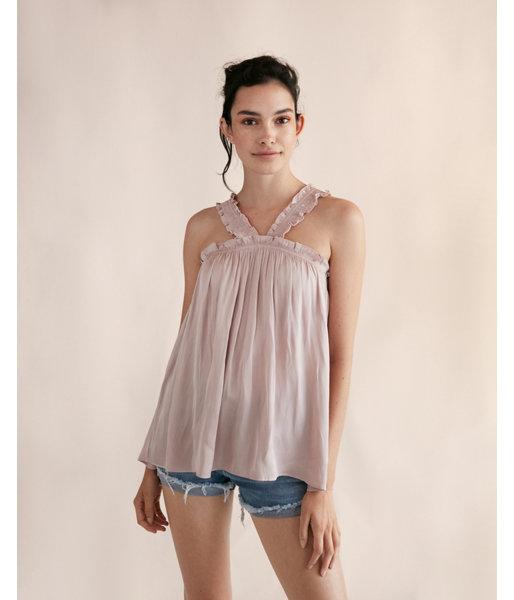 Express Womens Smocked Strap Halter Tank