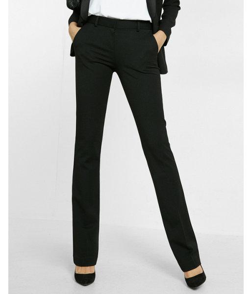 Express Womens Petite Mid-rise Columnist Barely Boot Pant