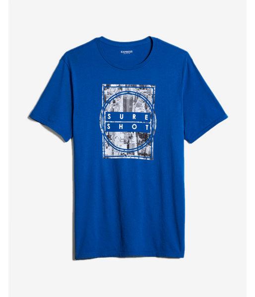 Express Mens Sure Shot Graphic Tee