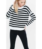 Express Women's Sweaters & Cardigans Short Striped Chunky Shaker Knit