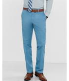 Express Mens Modern Producer Blue Stretch Cotton Dress Pant