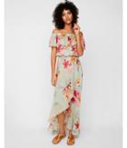Express Womens Floral Off The Shoulder