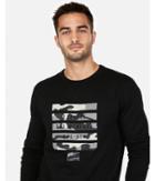 Express Mens Camo Graphic Fleece