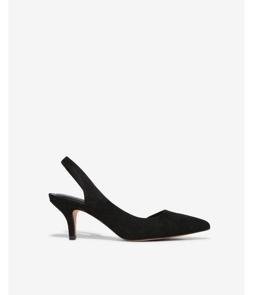 Express Womens D'orsay Slingback Kitten Heels
