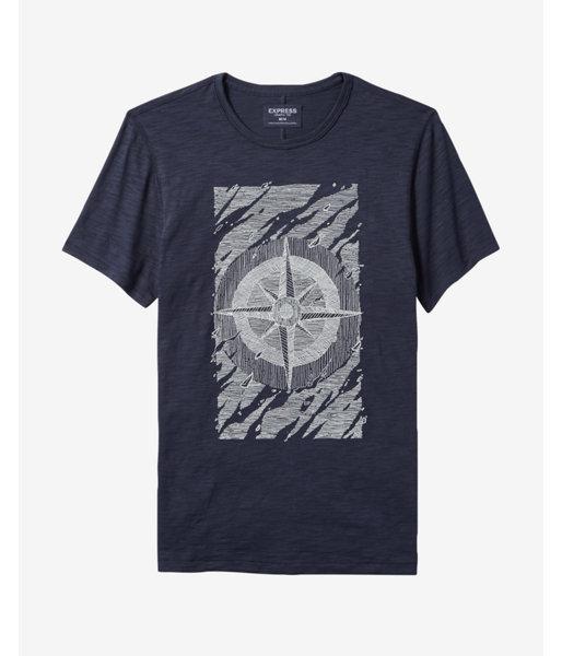 Express Mens Compass Graphic Tee