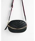 Express Womens Striped Strap Quilted Belt Bag