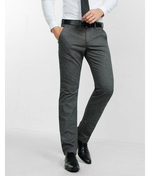 Express Mens Slim Fit Micro Print Chino Pant
